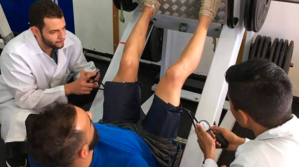 teste de esforço físico