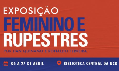UCB - EXPOSIÇÃO FEMININO E RUPESTRE - BANNER BIBLIO - 803PX X 380PX